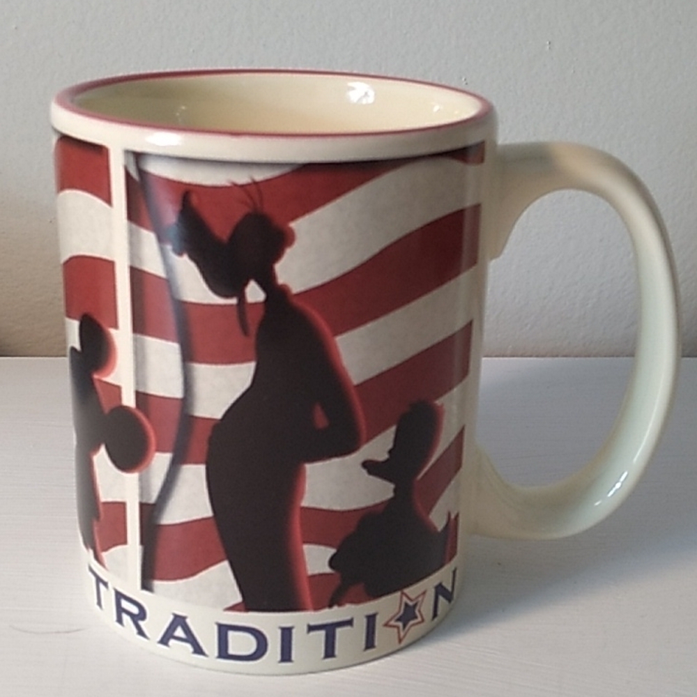 Walt Disney World Parks mug Mickey Mouse Goofy Donald Duck